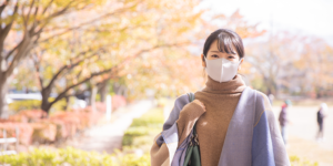 インフルエンザ・感染症シーズンの公園とOL